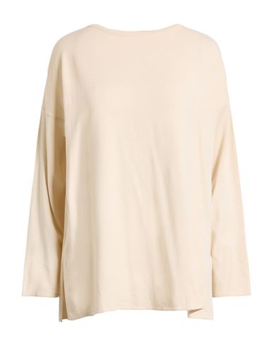 Kontatto Woman Sweater Ivory Size Onesize Viscose, Acrylic, Elastane In White