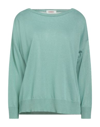 Kontatto Woman Sweater Light Green Size Onesize Viscose, Polyester In Green