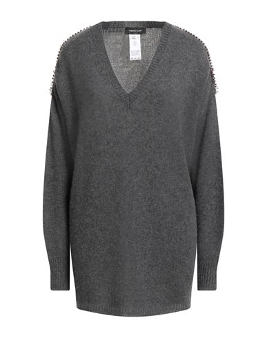 Fabiana Filippi Woman Sweater Lead Size M Cashmere In Gray