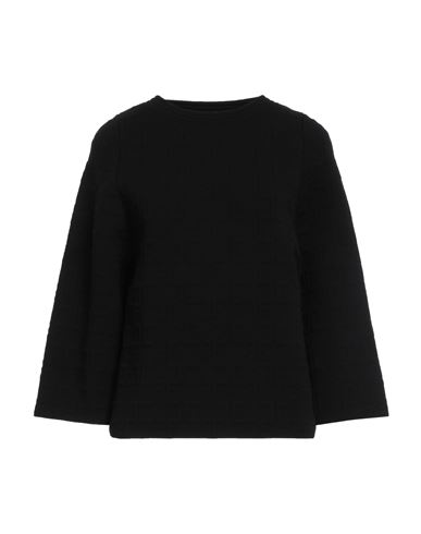 Elisabetta Franchi Woman Sweater Black Size 8 Viscose, Polypropylene, Polyester In Black