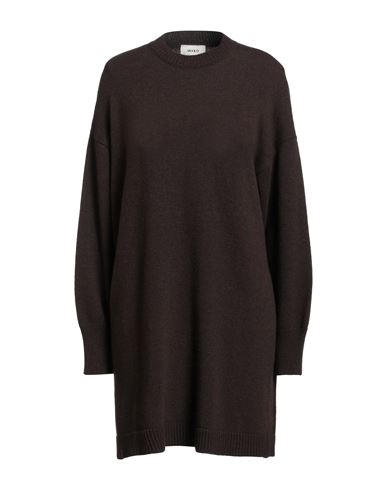 Vicolo Woman Sweater Dark Brown Size Onesize Viscose, Polyamide, Wool, Cashmere