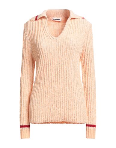 Jil Sander Woman Sweater Salmon Pink Size 4 Cotton In Pink