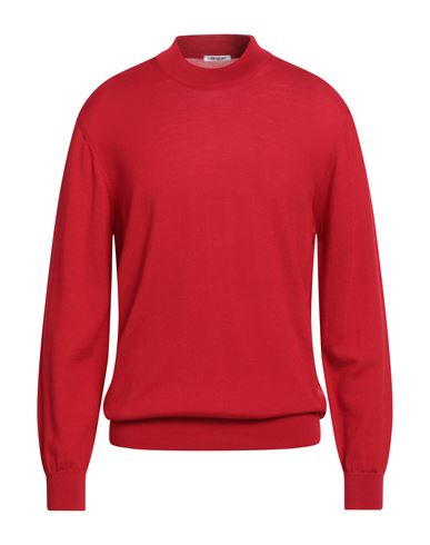 Gioferrari Man Turtleneck Red Size 44 Merino Wool In Red