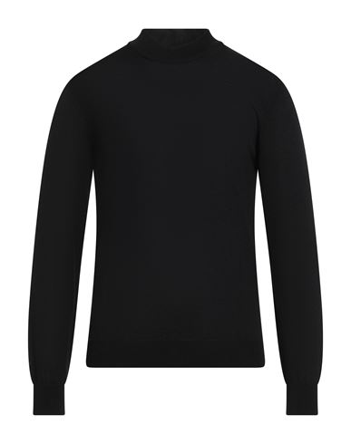 Gioferrari Man Turtleneck Black Size 46 Merino Wool In Black