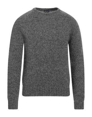 Giorgio Armani Man Sweater Grey Size 50 Alpaca Wool, Wool, Polyamide In Gray