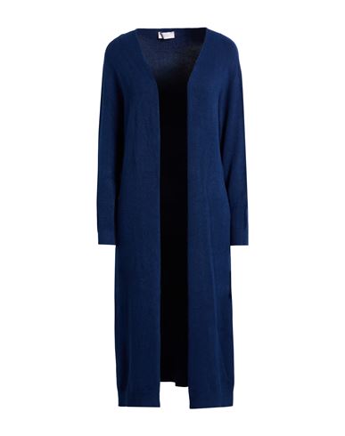 Motel Woman Cardigan Navy Size Onesize Viscose, Polyester, Nylon In Blue