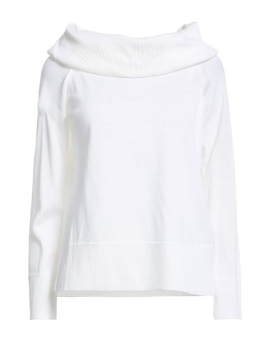 Max Mara Leisure Woman Turtleneck White Size S Virgin Wool