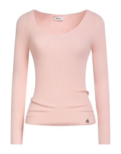 Dixie Woman Sweater Light Pink Size M Acrylic, Polyester, Polyamide In Pink
