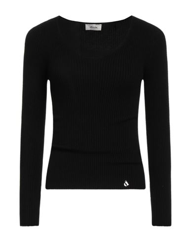 Dixie Woman Sweater Black Size M Acrylic, Polyester, Polyamide In Black