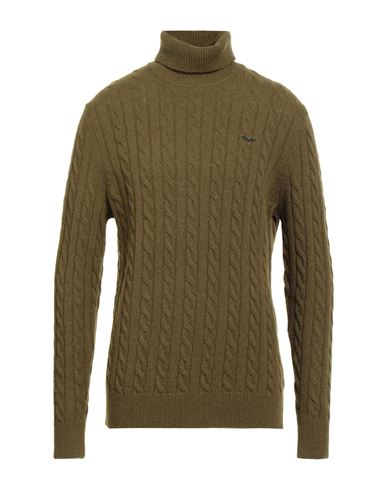 Armata Di Mare Man Turtleneck Military Green Size 3xl Lambswool, Nylon In Green