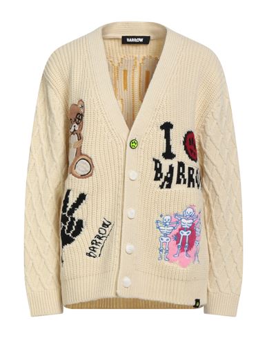 Barrow Woman Cardigan Ivory Size S Wool, Polyacrylic In Brown
