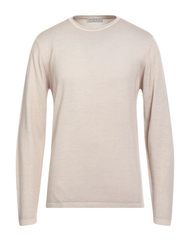 Wool & Co Man Sweater Ivory Size L Merino Wool In White
