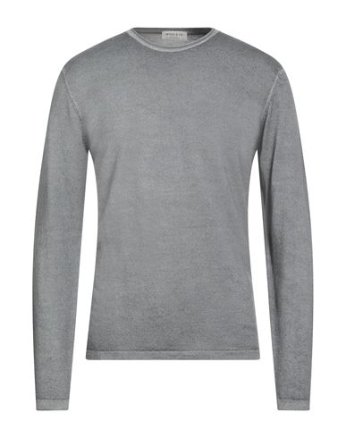 Wool & Co Man Sweater Grey Size L Merino Wool In Gray
