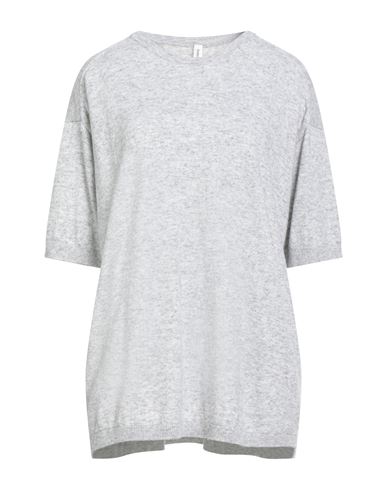 Tensione In Woman Sweater Light Grey Size Onesize Viscose, Polyamide, Wool, Cashmere In Gray