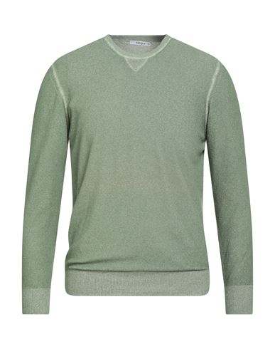 Kangra Cashmere Kangra Man Sweater Green Size 44 Cotton, Polyamide In Green