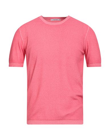 Kangra Cashmere Kangra Man Sweater Pink Size 36 Cotton, Polyamide In Pink
