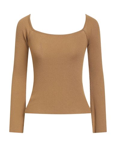 Kontatto Woman Sweater Mustard Size Onesize Viscose, Acrylic, Elastane In Brown