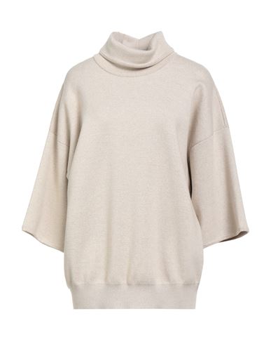 Fear Of God Woman Turtleneck Beige Size S Virgin Wool In White