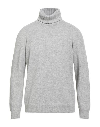 Ten C Man Turtleneck Light Grey Size 40 Virgin Wool In Gray