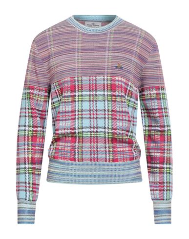 Vivienne Westwood Man Sweater Magenta Size L Viscose, Cotton, Polyester, Polyamide, Polypropylene In Pink