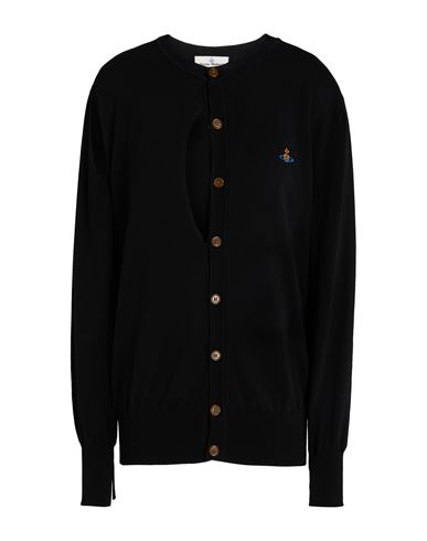 Vivienne Westwood Woman Cardigan Black Size L Cotton