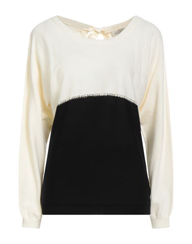 Corte Dei Gonzaga Woman Sweater Black Size L Viscose, Polyester, Polyamide