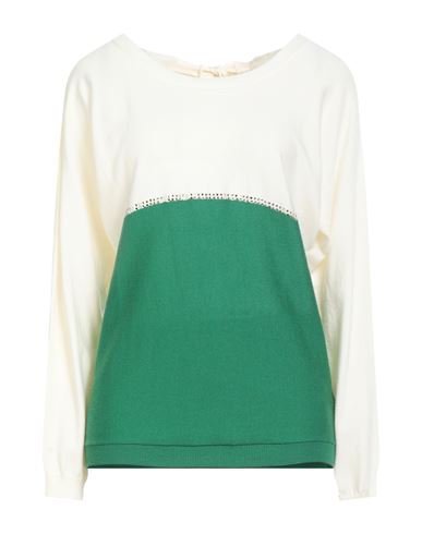 Corte Dei Gonzaga Woman Sweater Green Size Xl Viscose, Polyester, Polyamide In Green