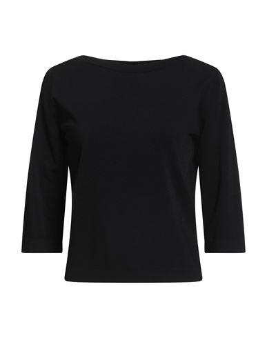 Roberto Collina Woman Sweater Black Size L Viscose, Polyester In Black