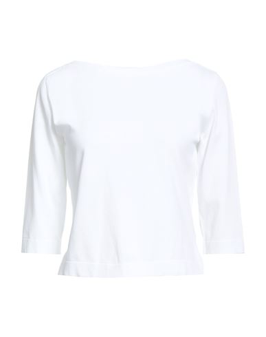 Roberto Collina Woman Sweater White Size L Viscose, Polyester In White