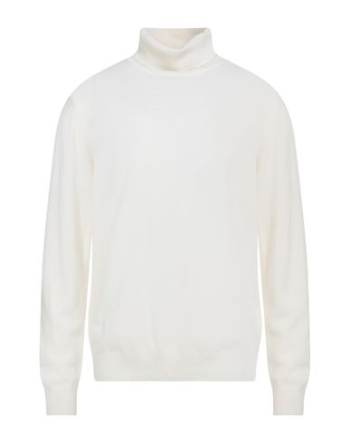 Retois Man Turtleneck Ivory Size Xxl Wool, Polyamide In White