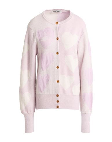 Vivienne Westwood Woman Cardigan Lilac Size M Wool, Synthetic Fibers, Viscose, Mohair Wool, Cashmere In Purple