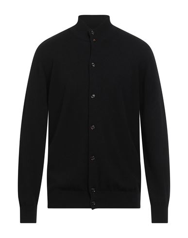 Moorer Man Cardigan Black Size 44 Cashmere In Black
