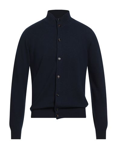 Moorer Man Cardigan Navy Size 48 Cashmere In Blue