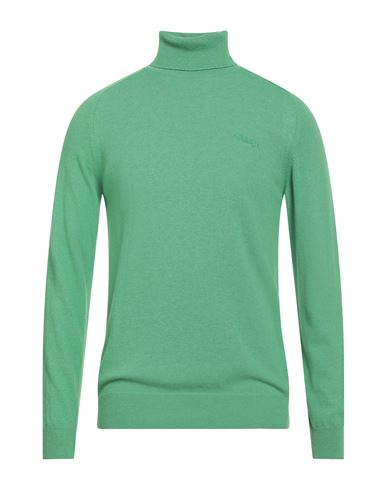 Johnny Lambs Man Turtleneck Light Green Size 3xl Viscose, Wool, Polyamide, Cashmere In Green