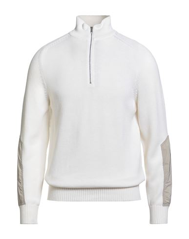 Moorer Man Sweater White Size 38 Wool In White