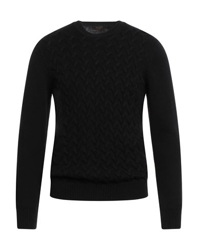 Moorer Man Sweater Black Size 38 Cashmere In Black