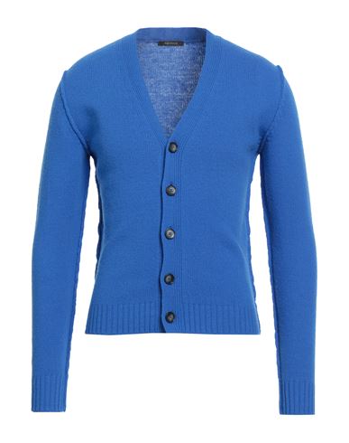 Bellwood Man Cardigan Blue Size 40 Wool In Blue