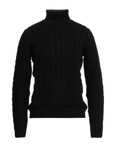 Armata Di Mare Man Turtleneck Black Size Xl Acrylic, Wool, Polyamide In Black