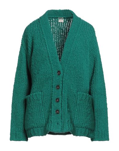 Massimo Alba Woman Cardigan Emerald Green Size 1 Wool In Green