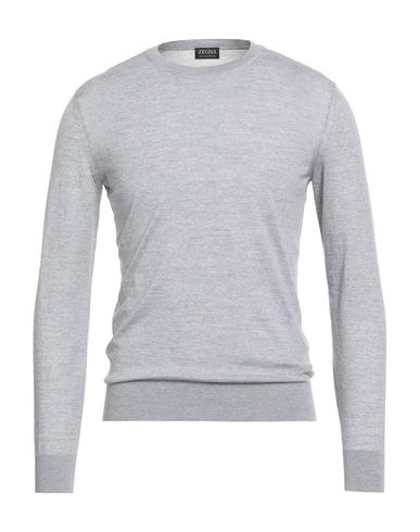 Zegna High Performance Man Sweater Grey Size 40 Wool In Gray