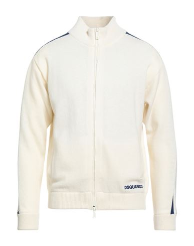 Dsquared2 Off-white Zipped Sweater In Neutral