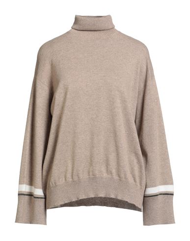 Brunello Cucinelli High-neck Cashmere Jumper In Neutral