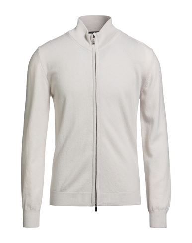 Moorer Man Cardigan Light Grey Size 42 Cashmere In White