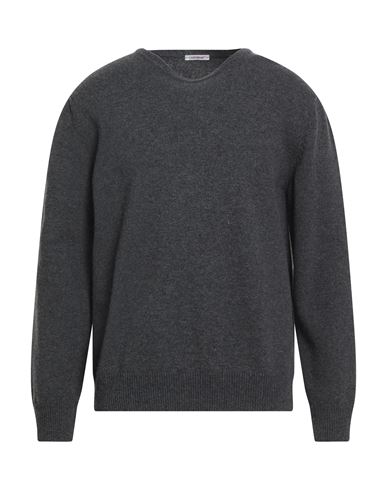 Gioferrari Man Sweater Charcoal Size 50 Lambswool, Polyamide In Gray
