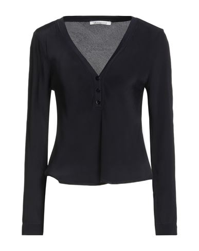 Le Streghe Woman Top Midnight Blue Size S Viscose In Blue