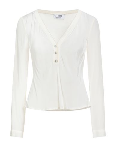 Le Streghe Woman Top Ivory Size S Viscose In White