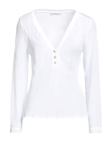 Le Streghe Woman Top White Size L Viscose In White