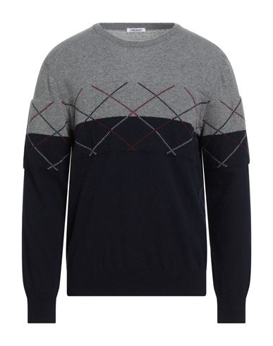 Gioferrari Man Sweater Grey Size 44 Lambswool, Polyamide In Gray