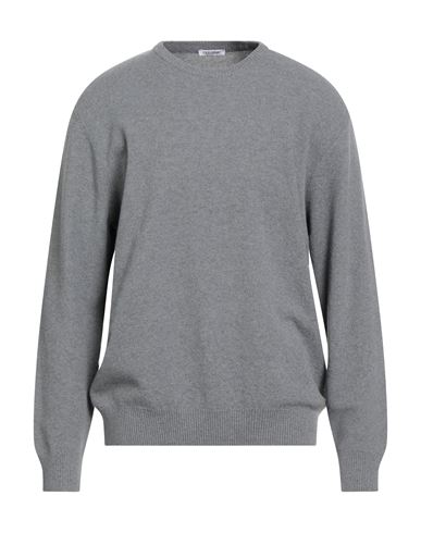 Gioferrari Man Sweater Light Grey Size 44 Merino Wool, Viscose, Polyamide, Cashmere In Gray