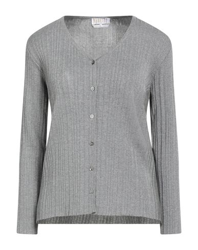 Marella Woman Cardigan Grey Size M Viscose, Polyamide In Black